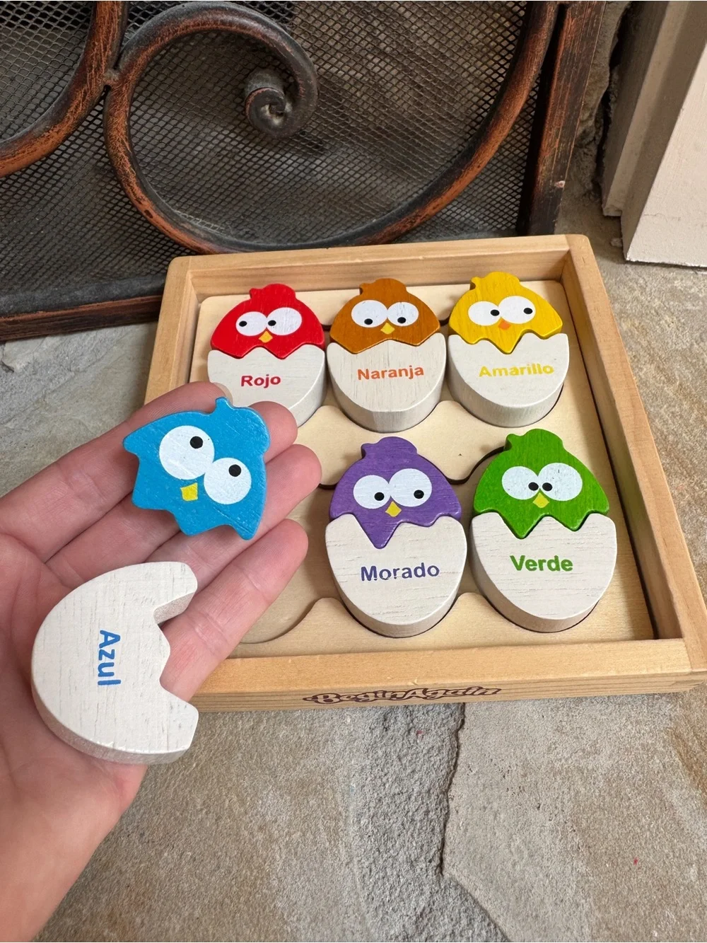 BeginAgain Color ’N Eggs Bilingual Color Matching Puzzle & Play Set